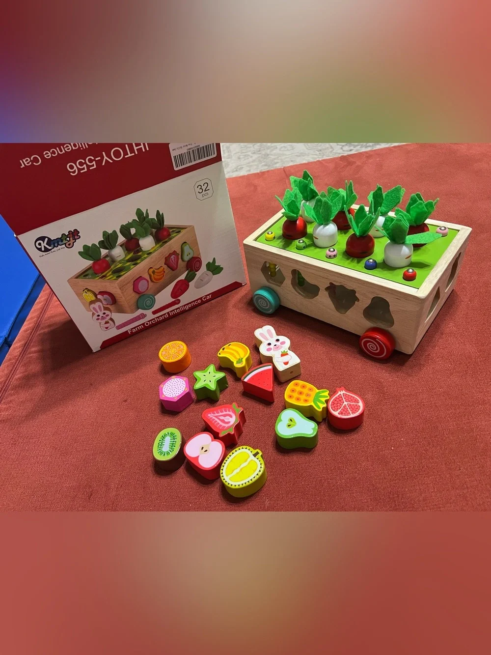 Toddlers Montessori Wooden Educational, Shape Sorting Toy